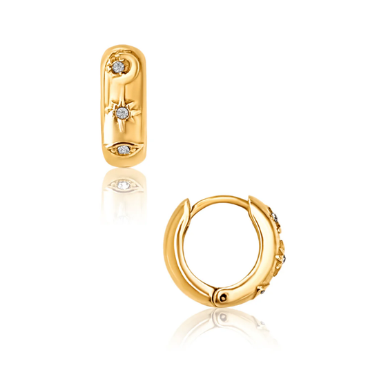 Wilder Evil Eye Celestial Huggie