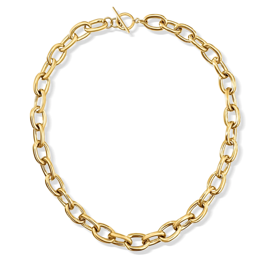 Allegra Chunky Oval Necklace