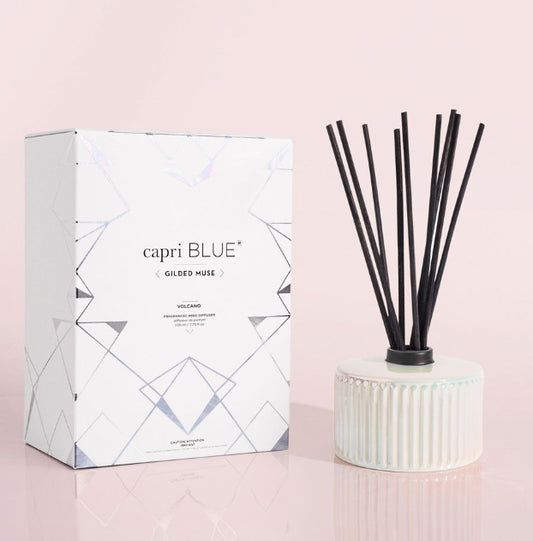 white opal faceted Volcano diffuser