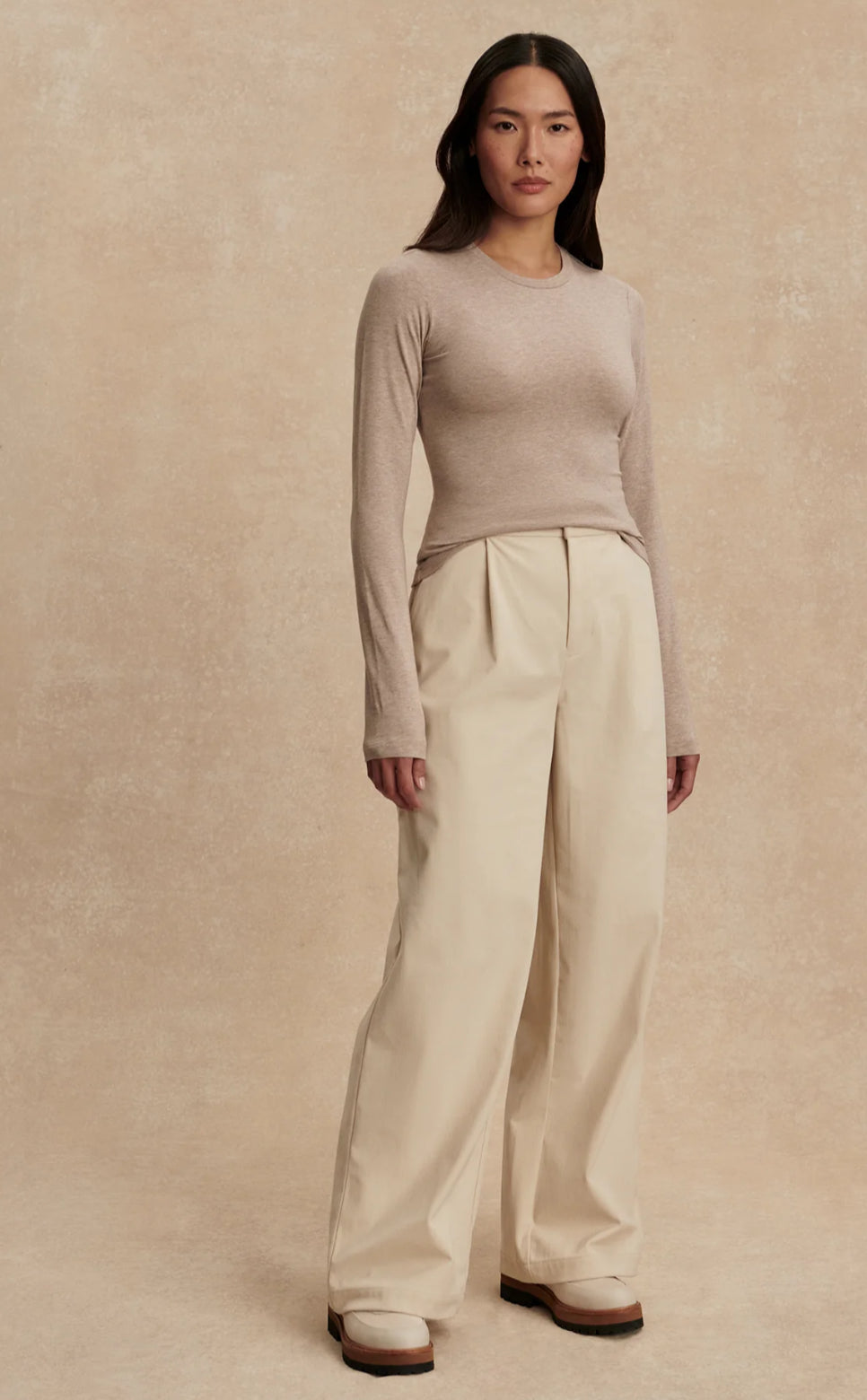 Edna Long Sleeve Fitted Tee