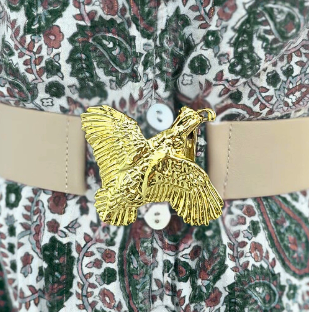 Pheasant Interchangeable Belt Buckle