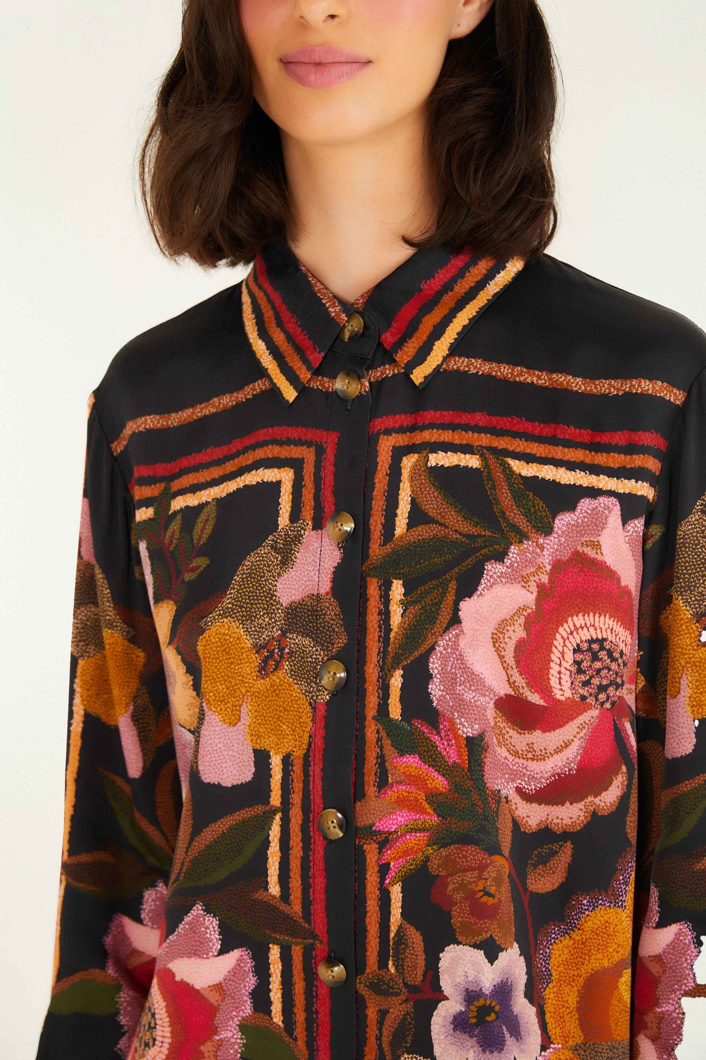 Chenille Flower Shirt