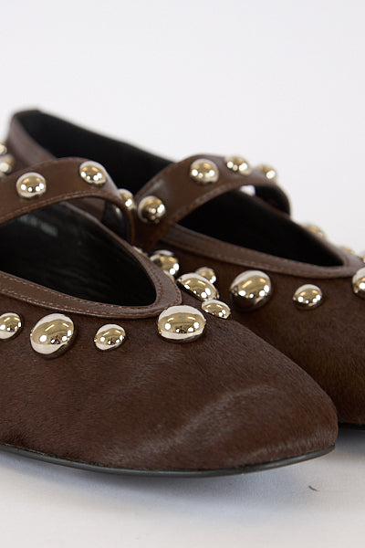 Pony Fur Flats