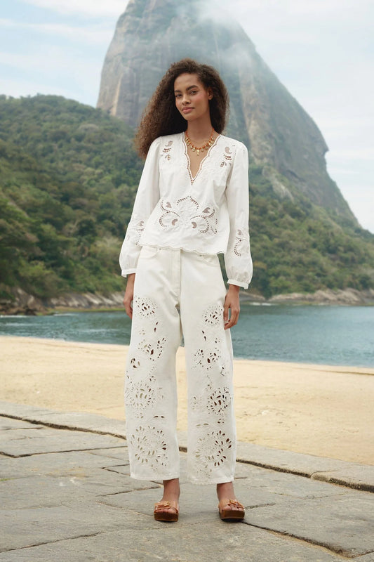 Richelieu White Pants