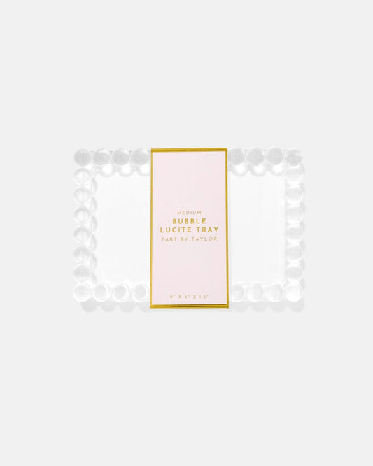 Medium Bubble Lucite Tray