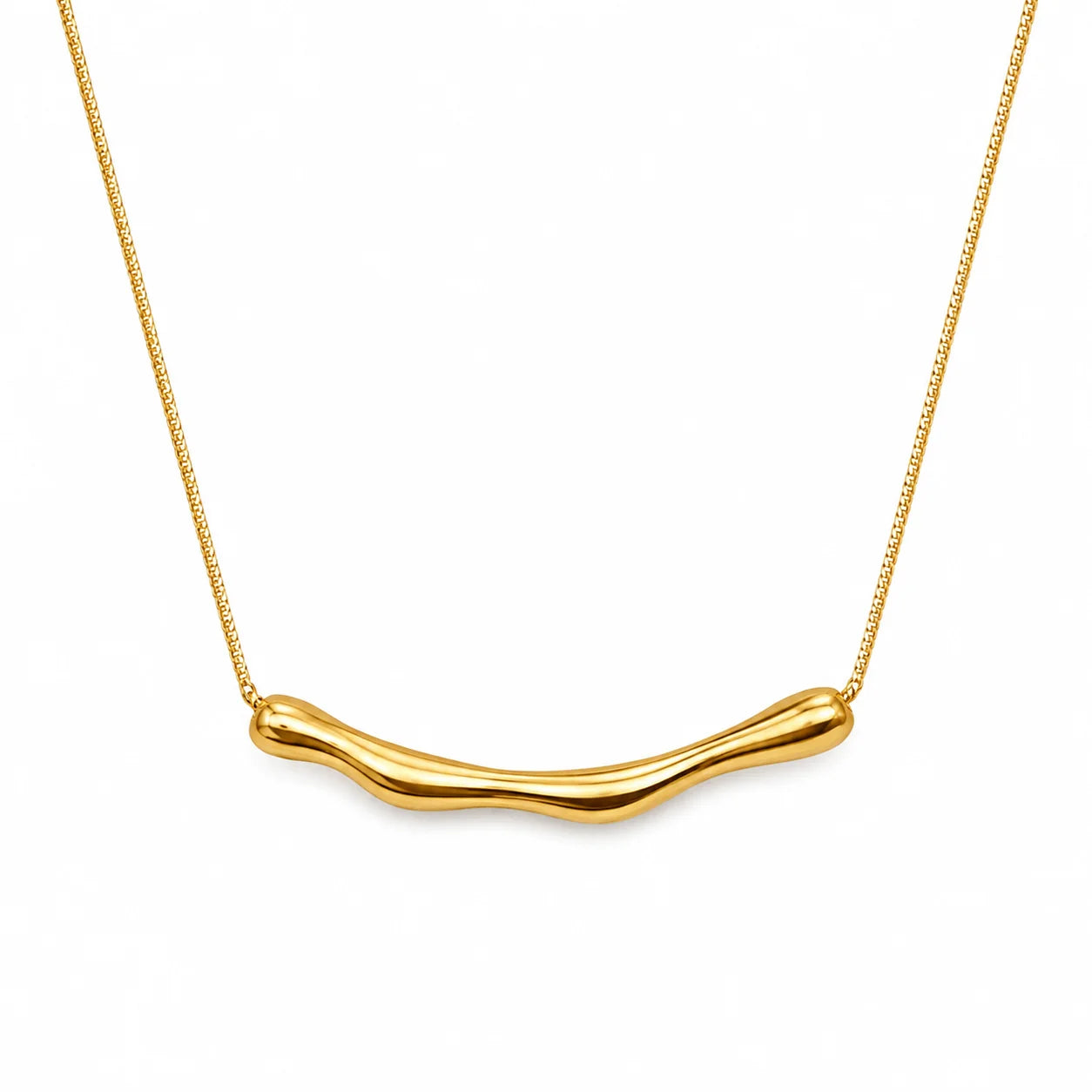 Seema Bamboo Pendant Necklace