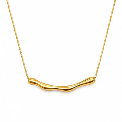 Seema Bamboo Pendant Necklace