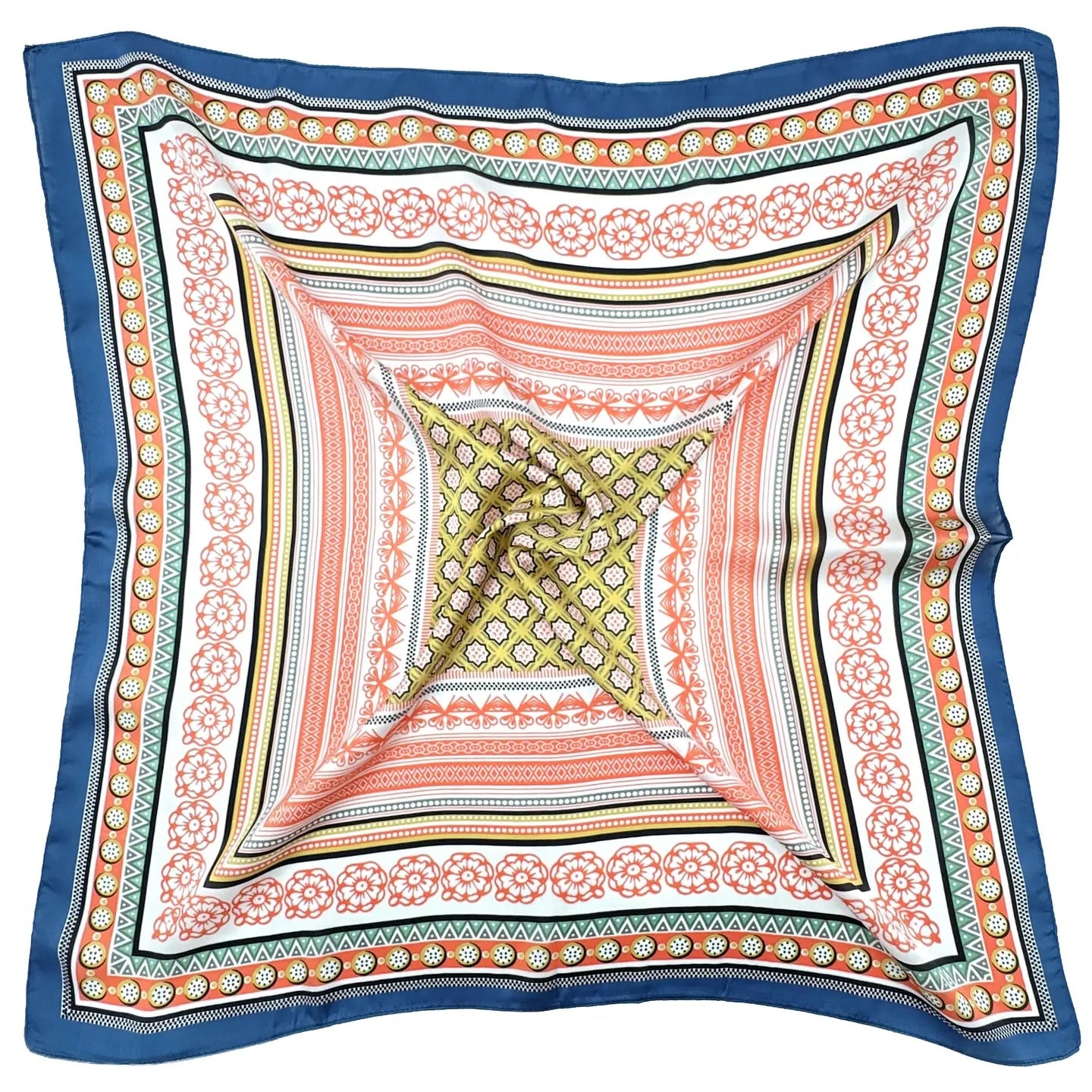 Boho Print Square Scarf