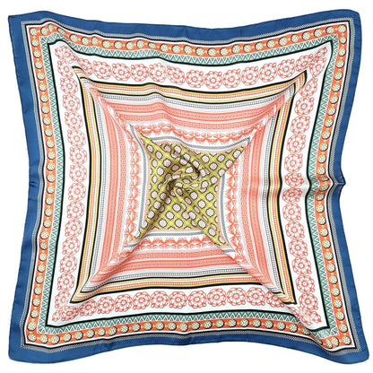 Boho Print Square Scarf