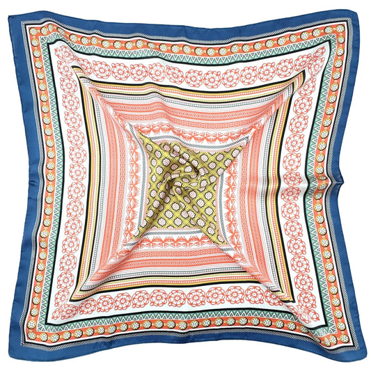 Boho Print Square Scarf