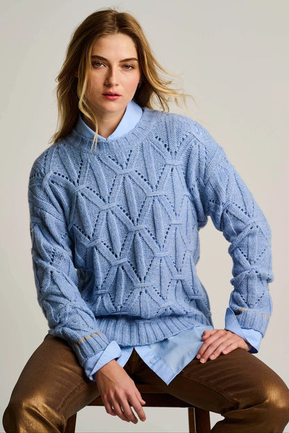 Cable Crew Sweater