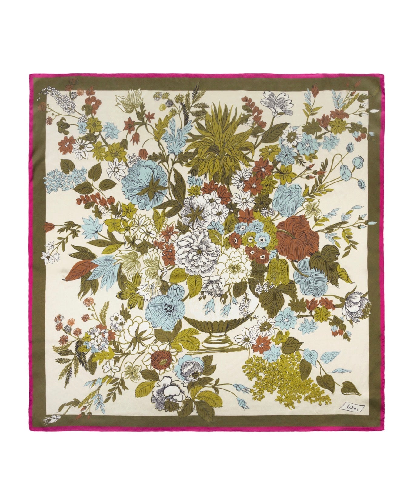 Vase Silk Square Scarf