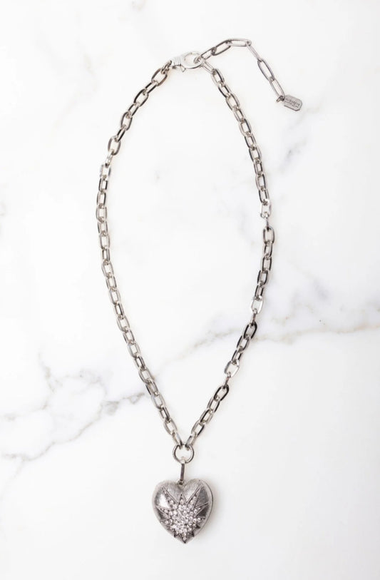 Heart of Tefiti Necklace - Silver
