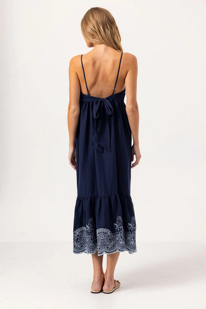 Embroidered Felton Dress