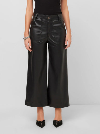 Rylee Cropped Leather Pants