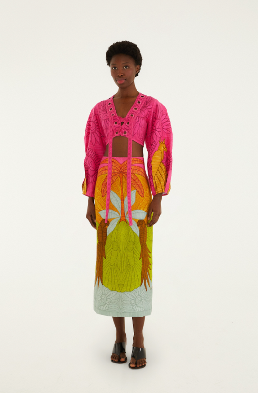 Usiacuri Multicolor Maxi Skirt