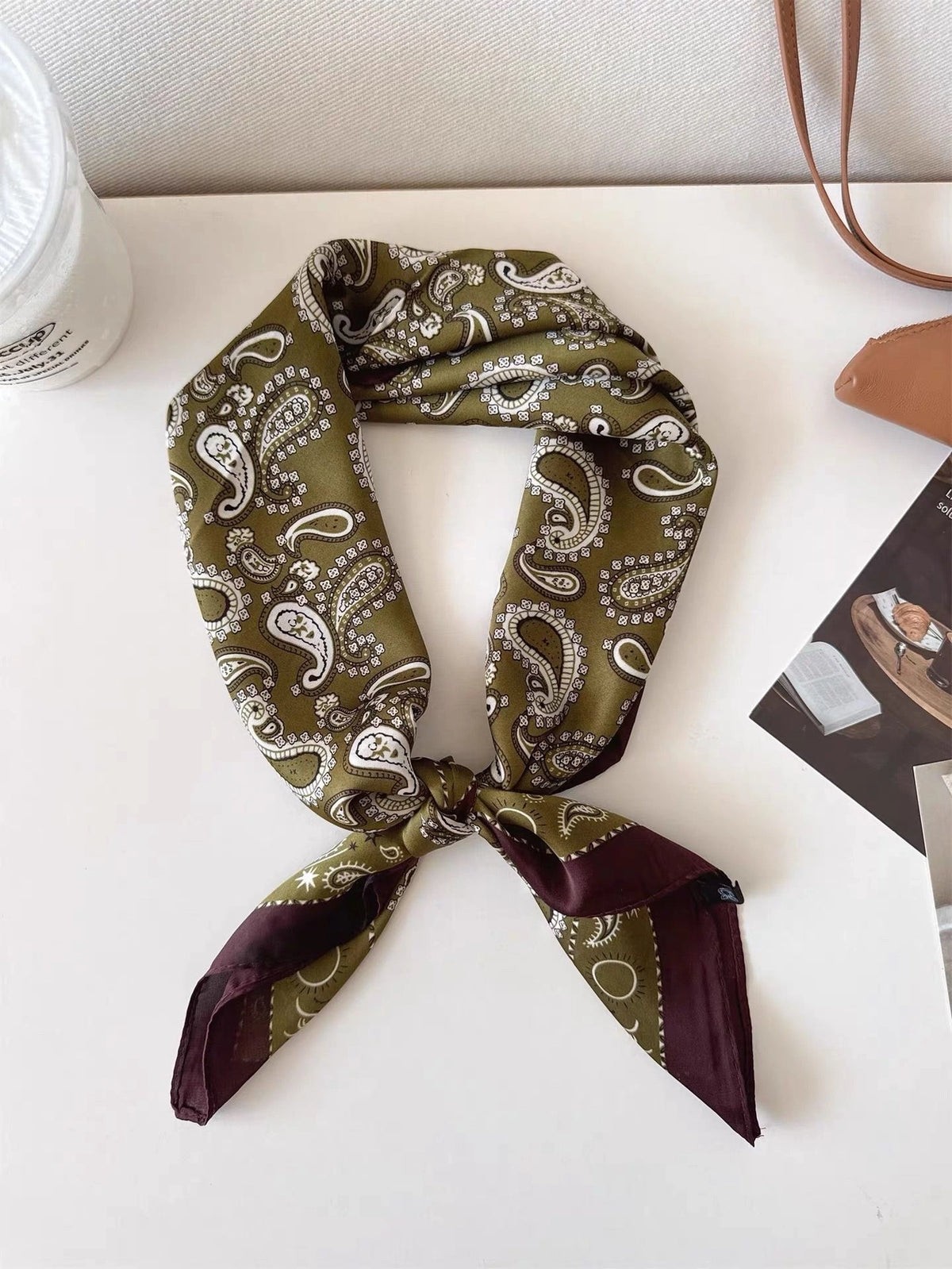 Silk Touch 70x70 Paisley Scarf