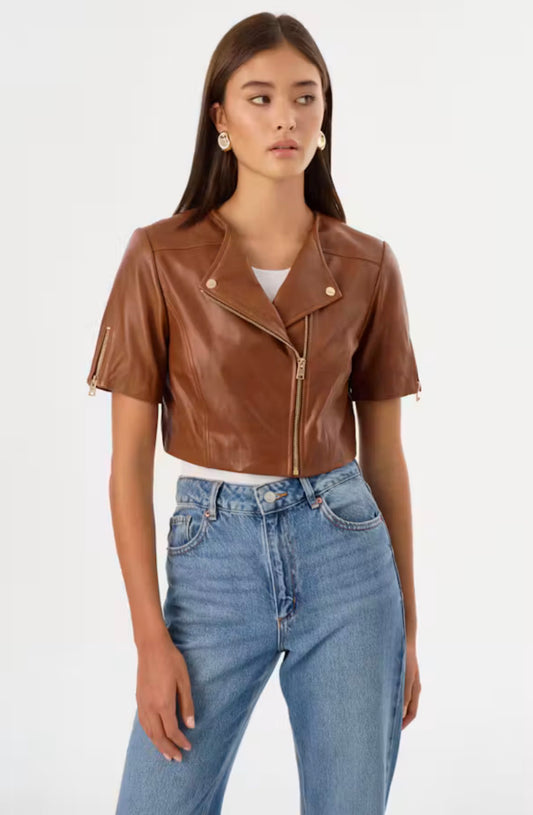 Kirsi 21 Leather Luggage Jacket
