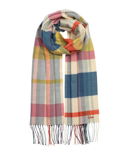 Central Park Plaid Scarf