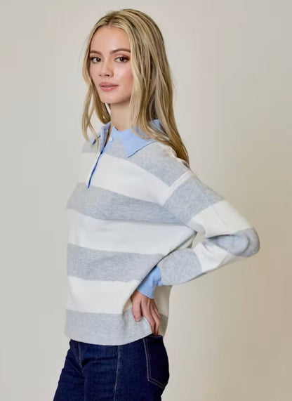 Long Sleeve Rugby Polo