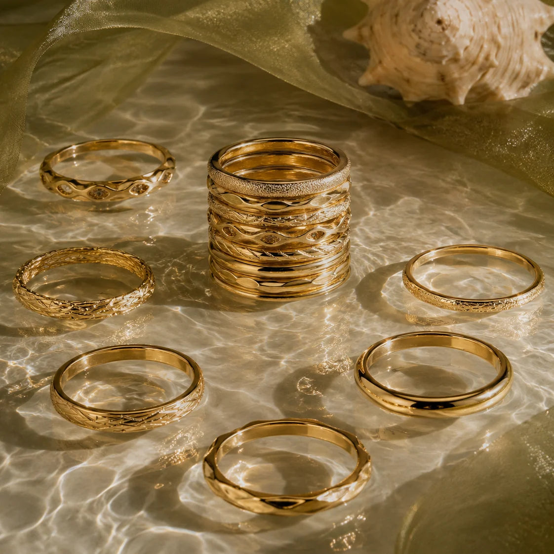 Riviera Stackable Ring Set