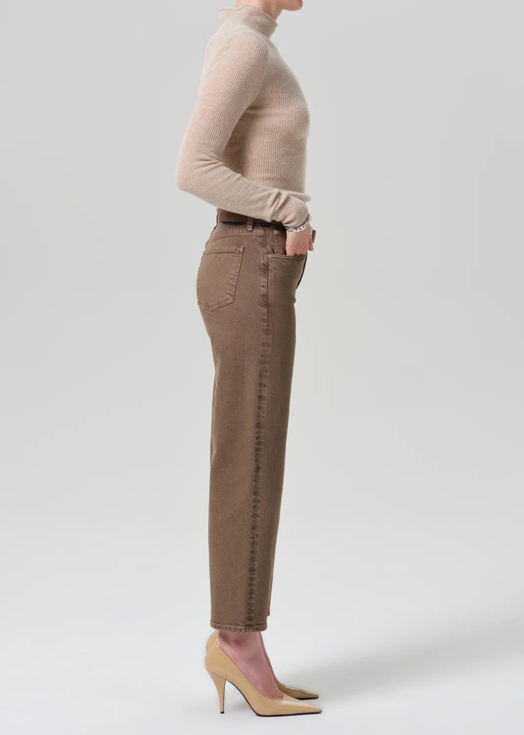 Palma Straight Clean Hem In Cocoa