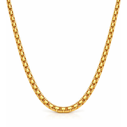 Sylvie Round Box Chain Necklace