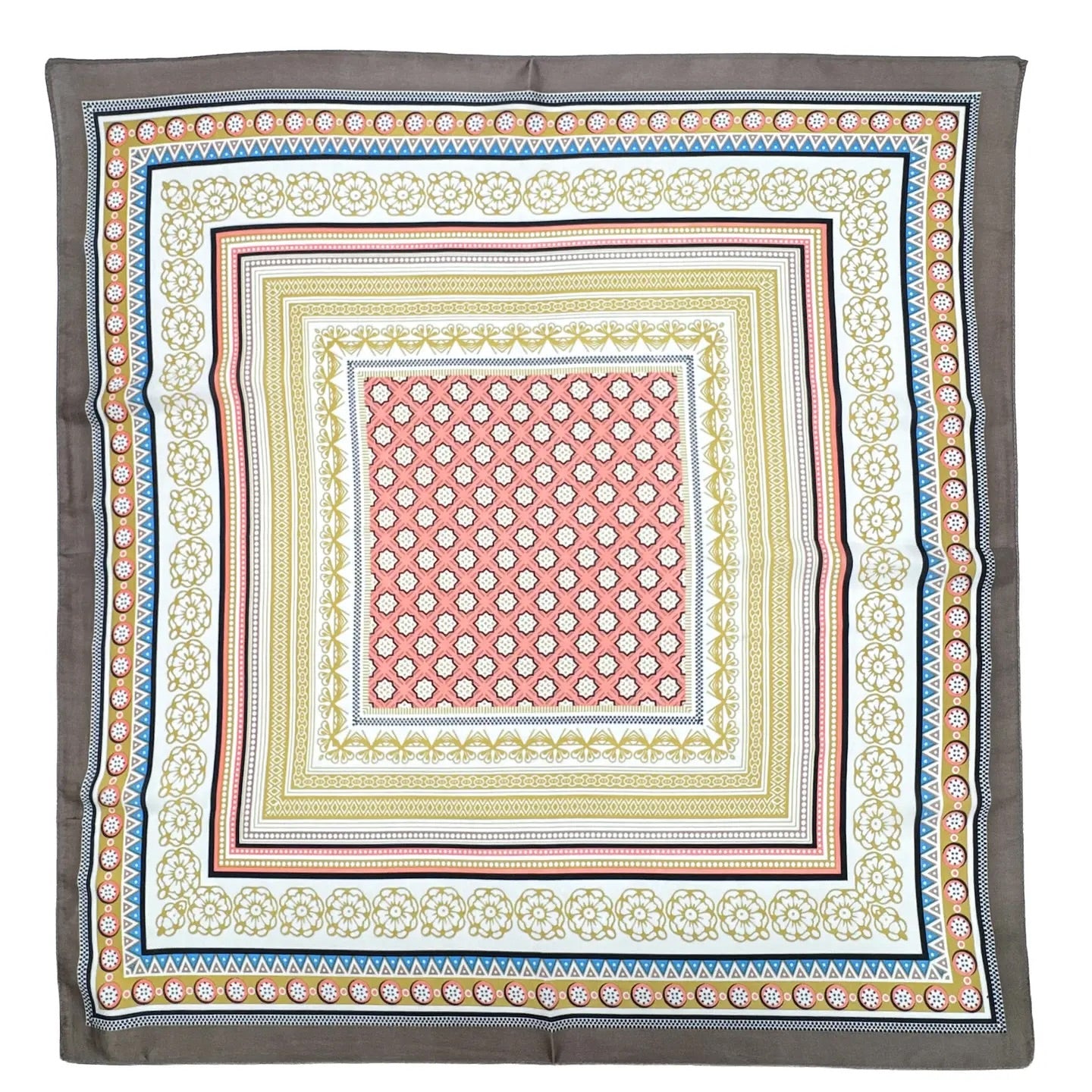 Boho Print Square Scarf