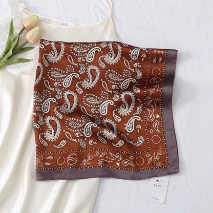 Silk Touch 70x70 Paisley Scarf