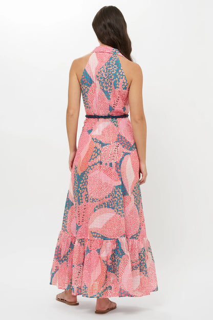 Nautilus Sleeveless Shirt Dress Maxi