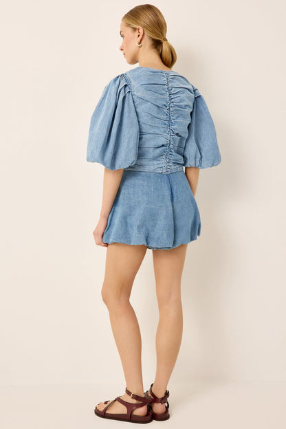 Light Wash Roxy Short
