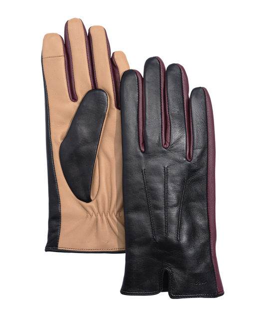 Colorblock Leather Glove