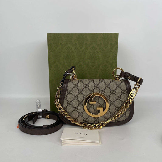 Gucci Monogram Shoulder Bag 22 CM