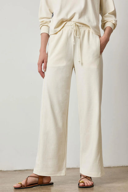 Drawcord Wide Leg Pant