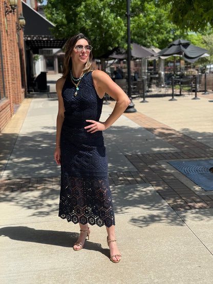 Londyn Crochet Dress