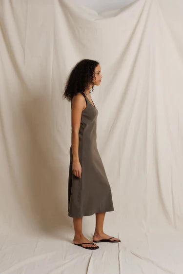 Edith High-Neck Dress