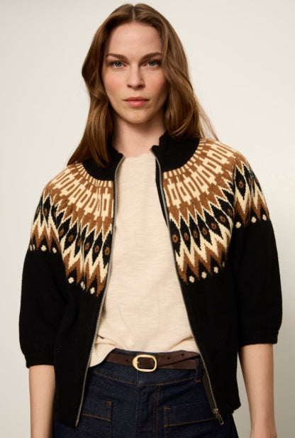 Fairisle Zip Up