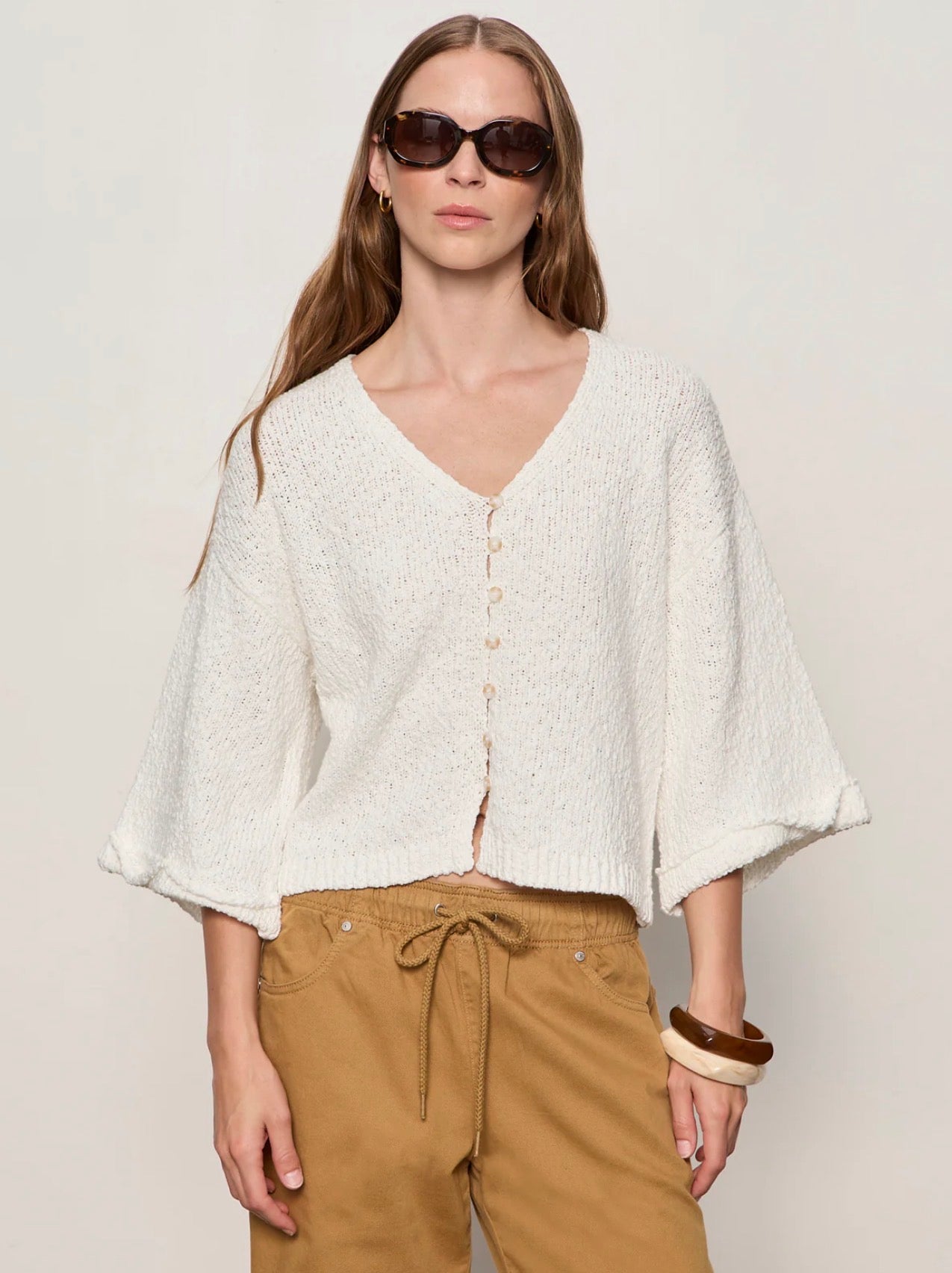 I’m Yours Button Front Sweater