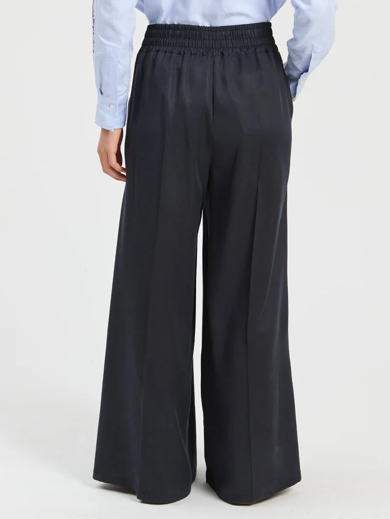 Navy Palazzo Pants