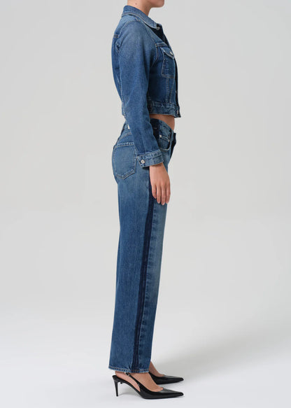Lindz Easy Straight Tuxedo Stripe