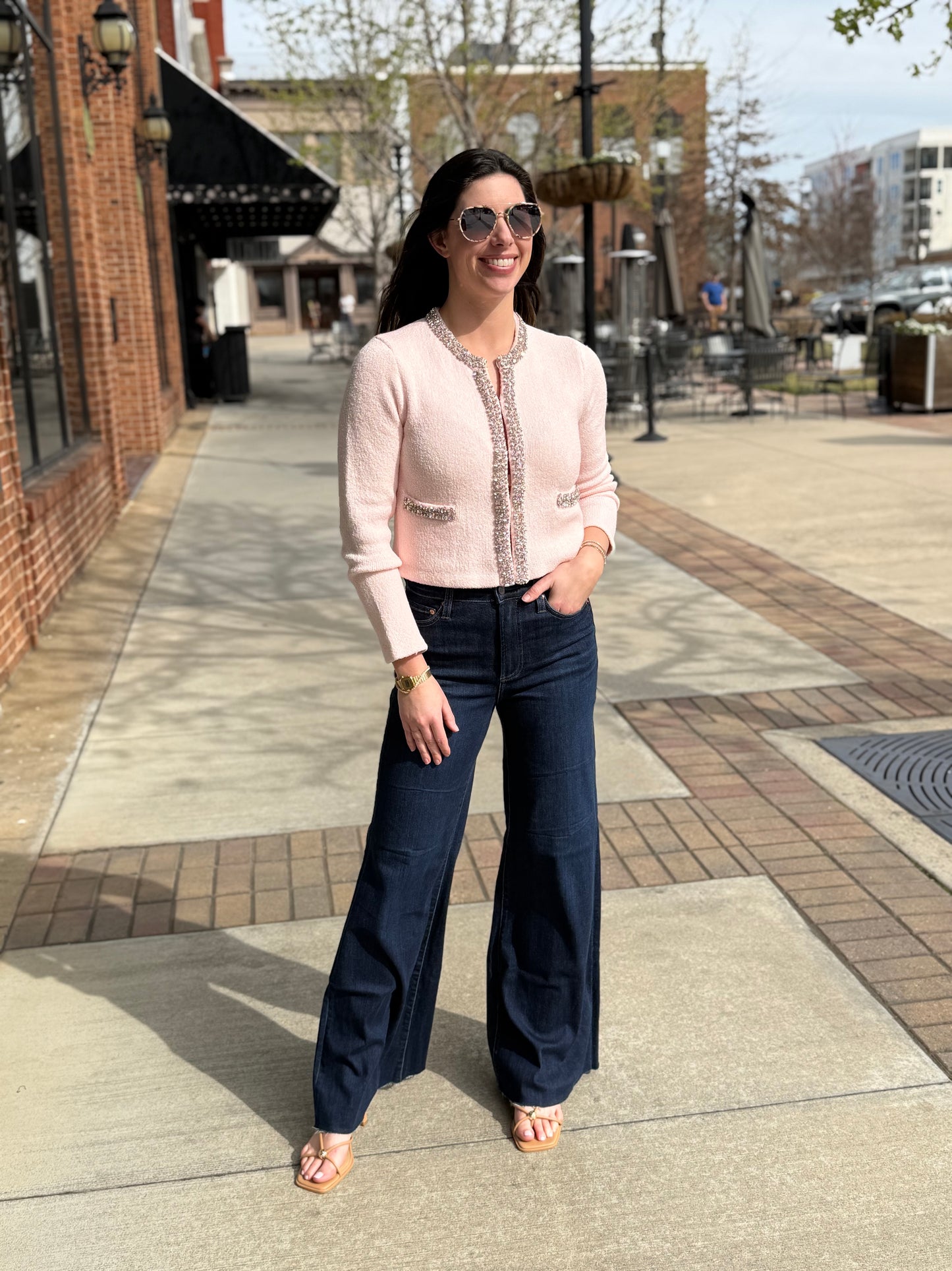 Jewel Trim Cardigan