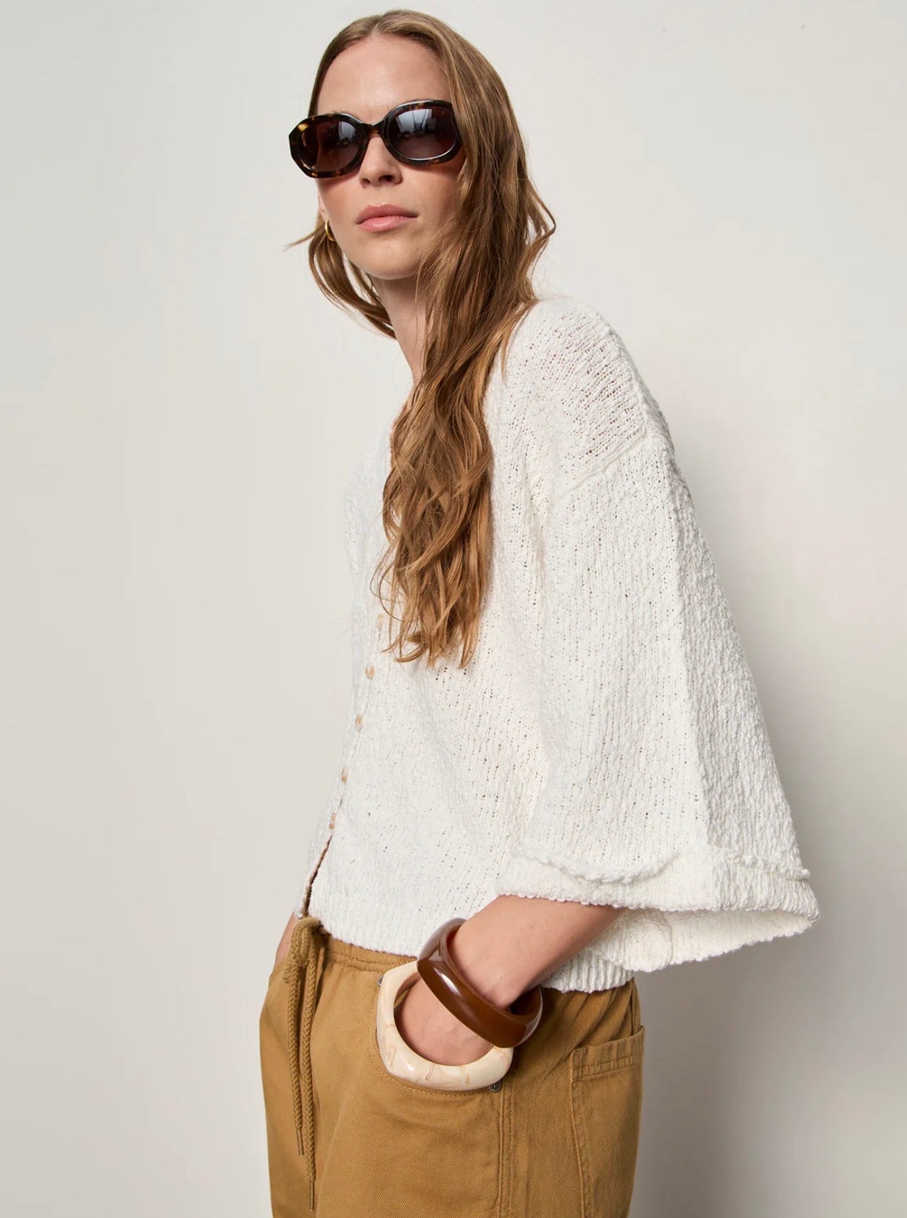 I’m Yours Button Front Sweater