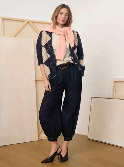Balloon Denim Trouser
