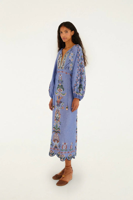 Garden Tapestry Midi Dress