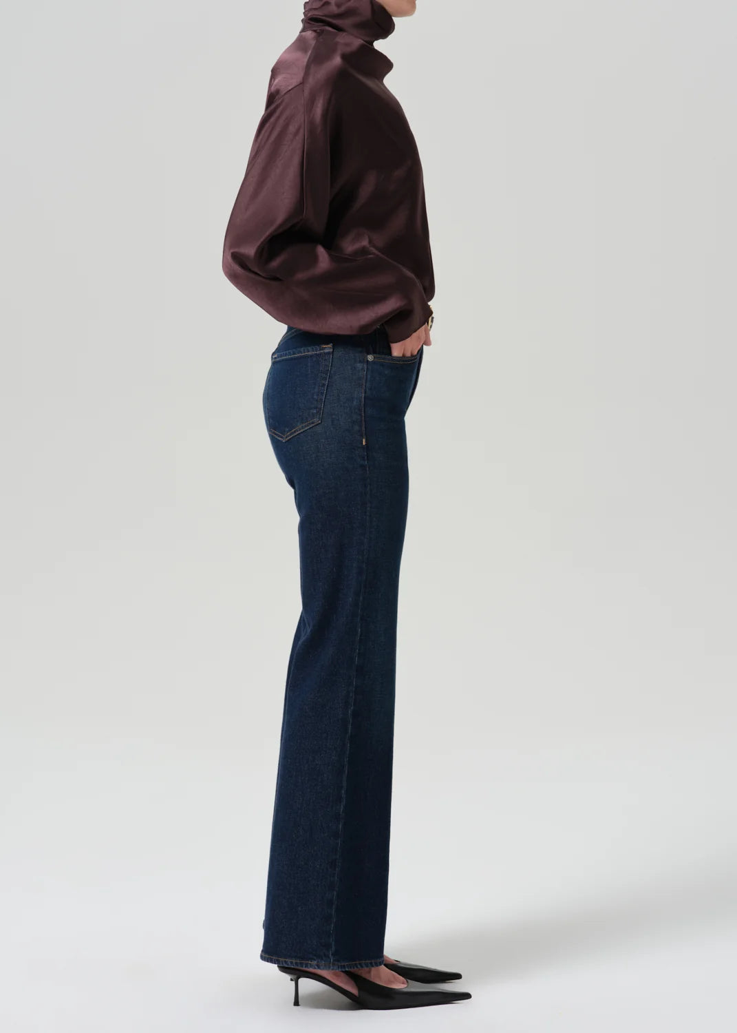 Kimberly 70s Flare in Dark Indigo