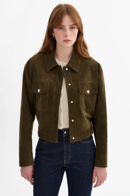 Merida Genuine Suede Shacket