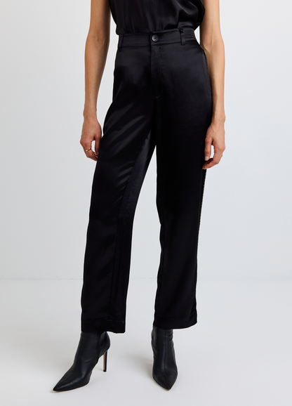 Trouser with Beaded Piping