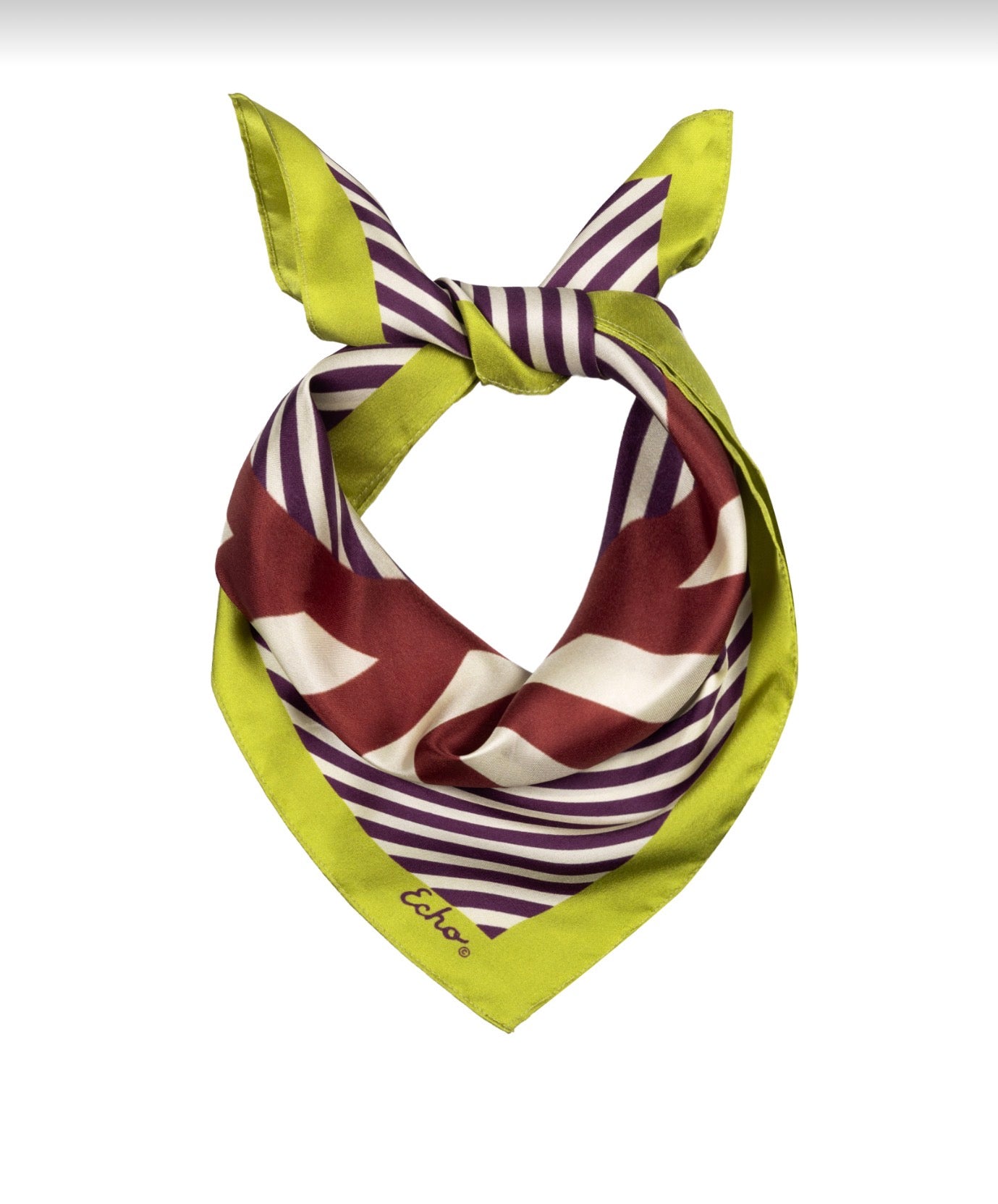 Stripes Silk Bandana