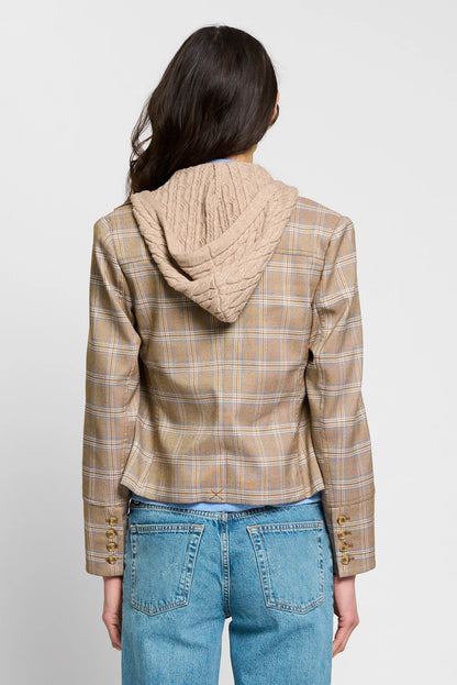 Sienna Plaid Dickey Blazer