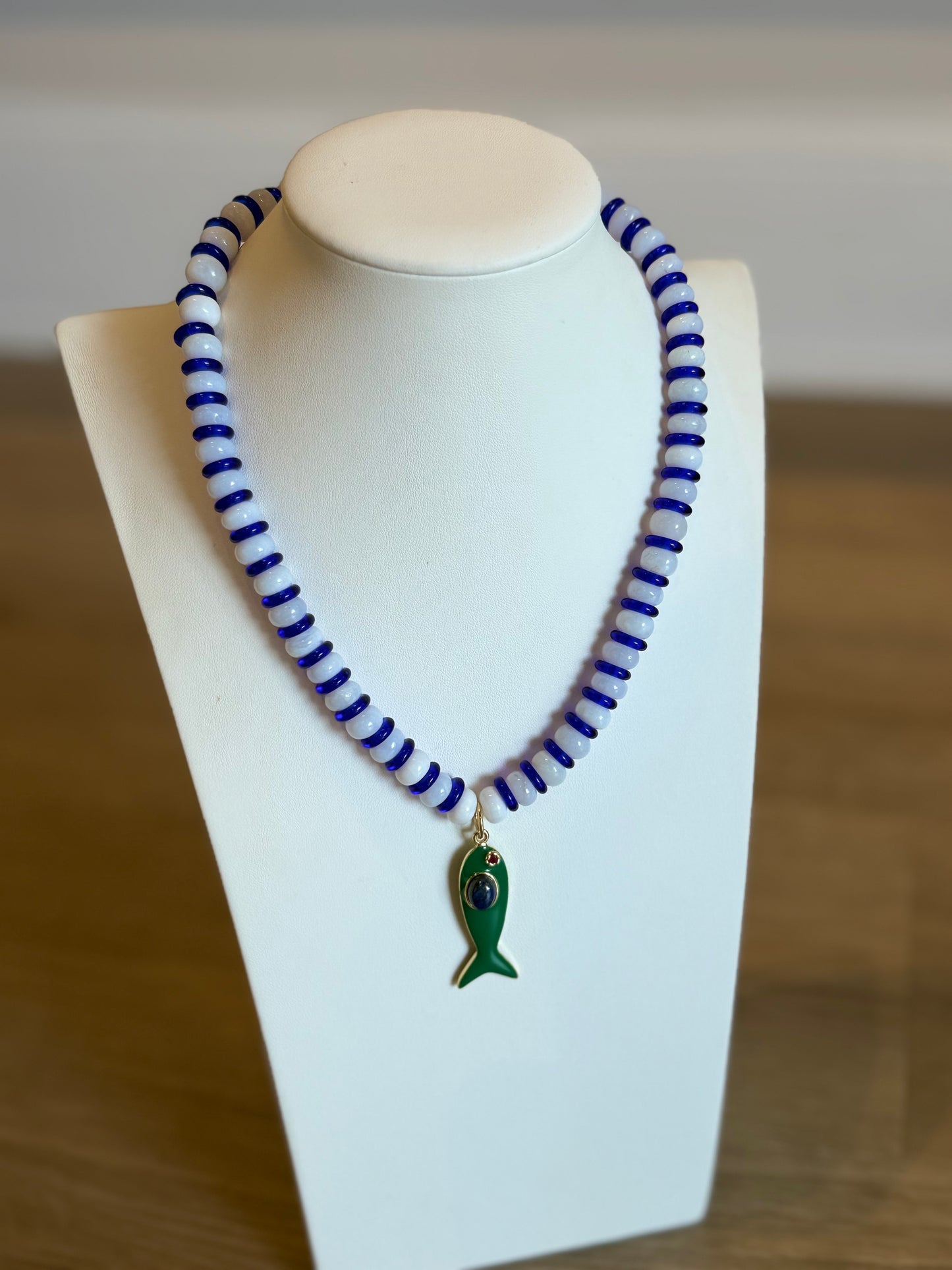 Striped Fish Necklace
